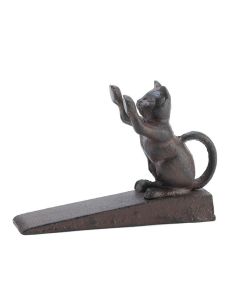 CAT SCRATCHING DOOR STOPPER